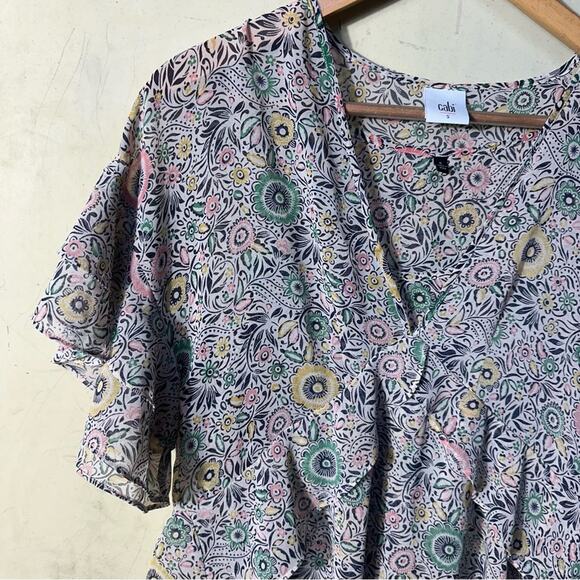 Cabi Poet Floral Babydoll Top Size Small - Picture 7 of 8